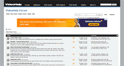 Desktop Screenshot of forum.videohelp.com